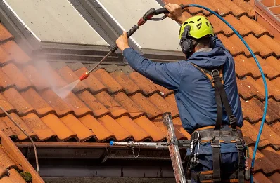 Démoussage et hydrofuge de toiture à Sauguis-Saint-Étienne